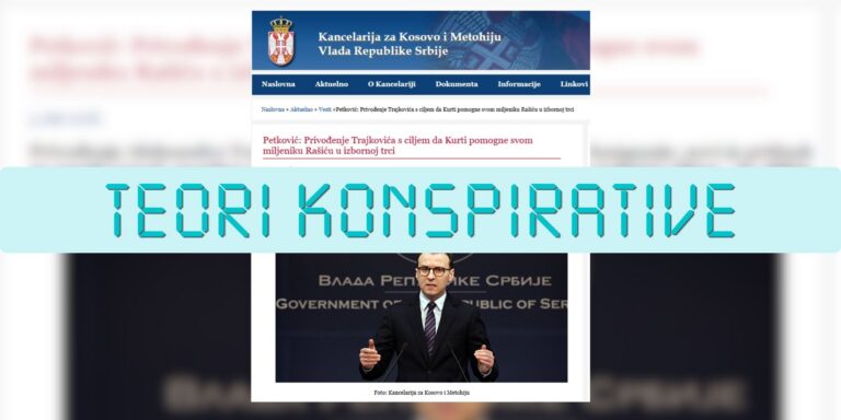 Petkoviq konspiron për favorizim të Rashiqit në rastin e arrestimit në fshatin Uglar