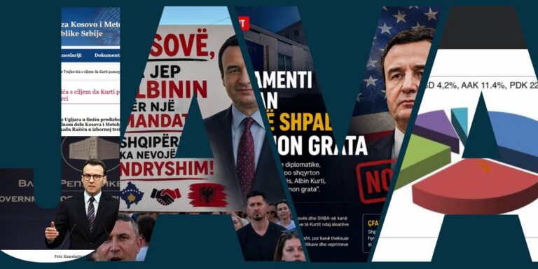 Rishikimi i javës: Sondazhe të rreme zgjedhore e video me IA, pretendime për sanksione ndërkombëtare ndaj figurave politike, teori konspirative nga zyrtarët serbë për arrestime me motive politike