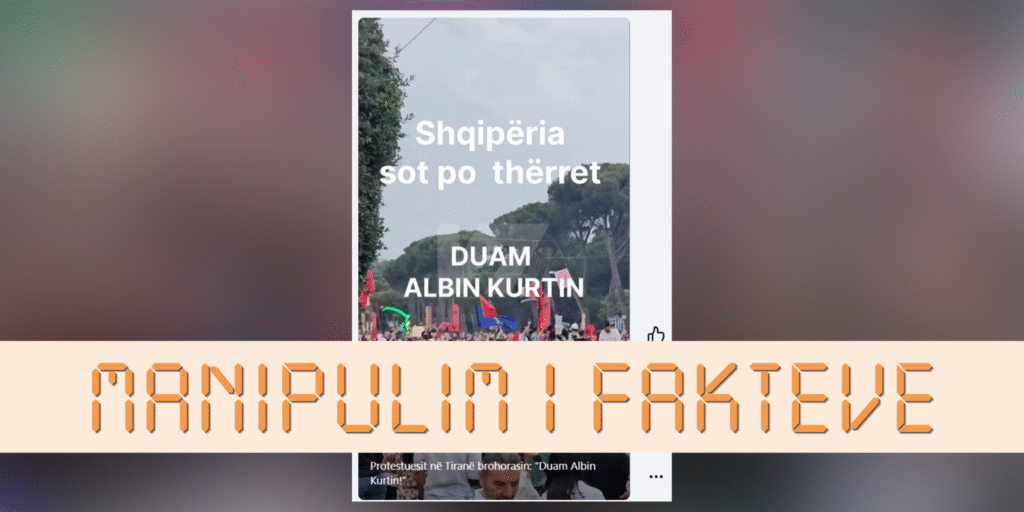 Protestuesit në Shqipëri nuk brohoritën “Duam Albin Kurtin”, por “Ju erdhi fundi”