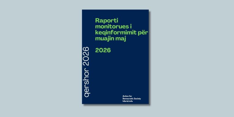 Raporti monitorues i keqinformimit për muajin maj 2026