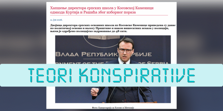 Неоснована тврдња да је хапшење директора српских школа у Каменици била политичка освета