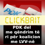 ПДК није представио никакав нови став о коалицији са Покретом за свободу Лиге Величанства