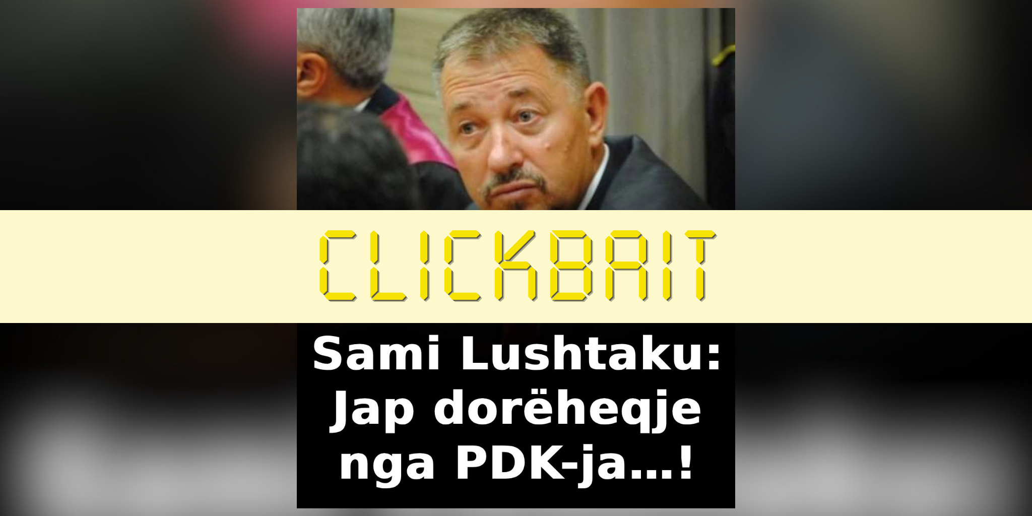 Lushtaku nuk ka dhënë dorëheqje nga PDK-ja, bëhet fjalë për paralajmërim nëse bëhet koalicion me VV-në