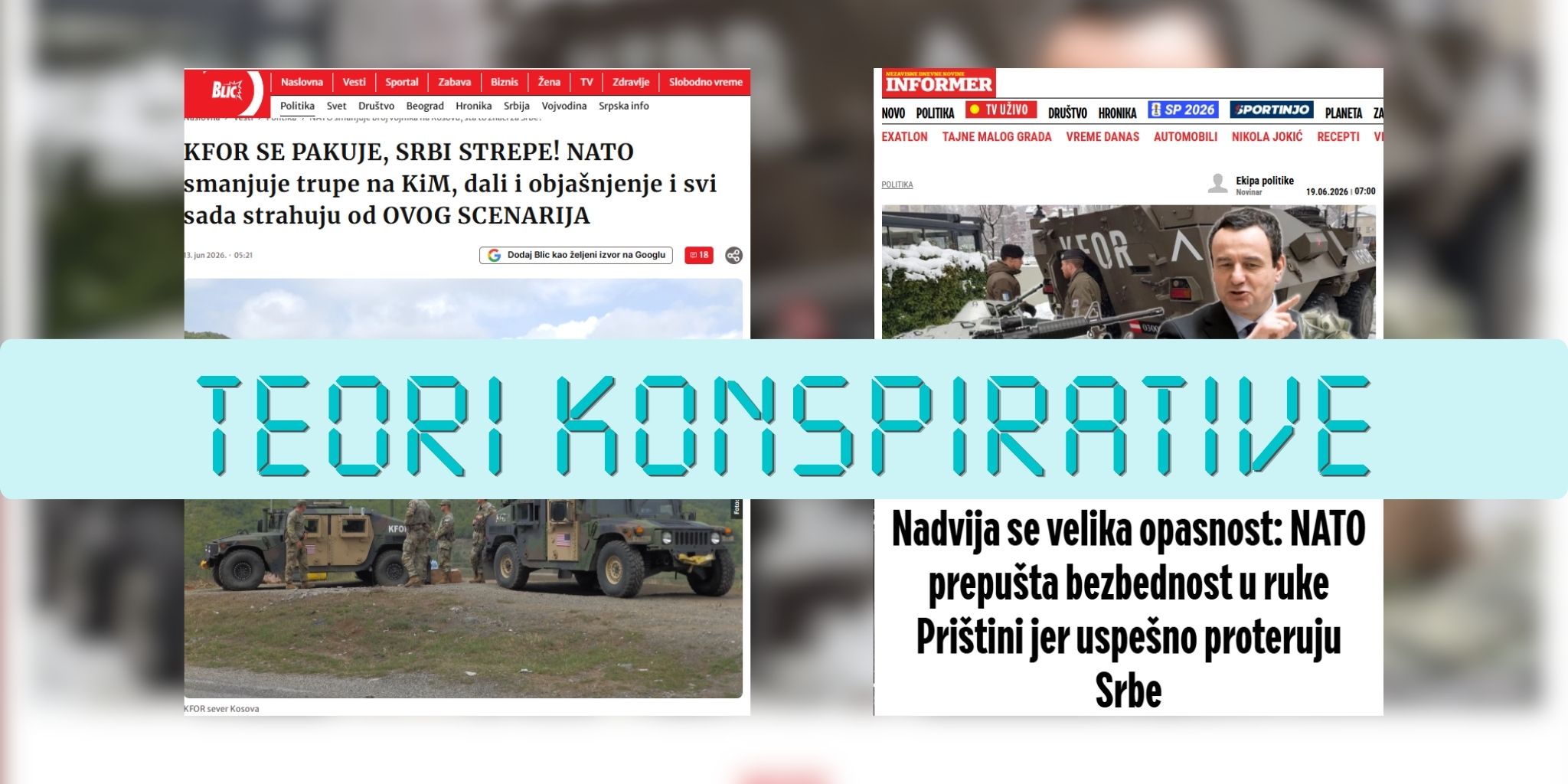 Paralajmërimi i zvogëlimit të trupave të KFOR-it interpretohet pabazë si kërcënim për serbët
