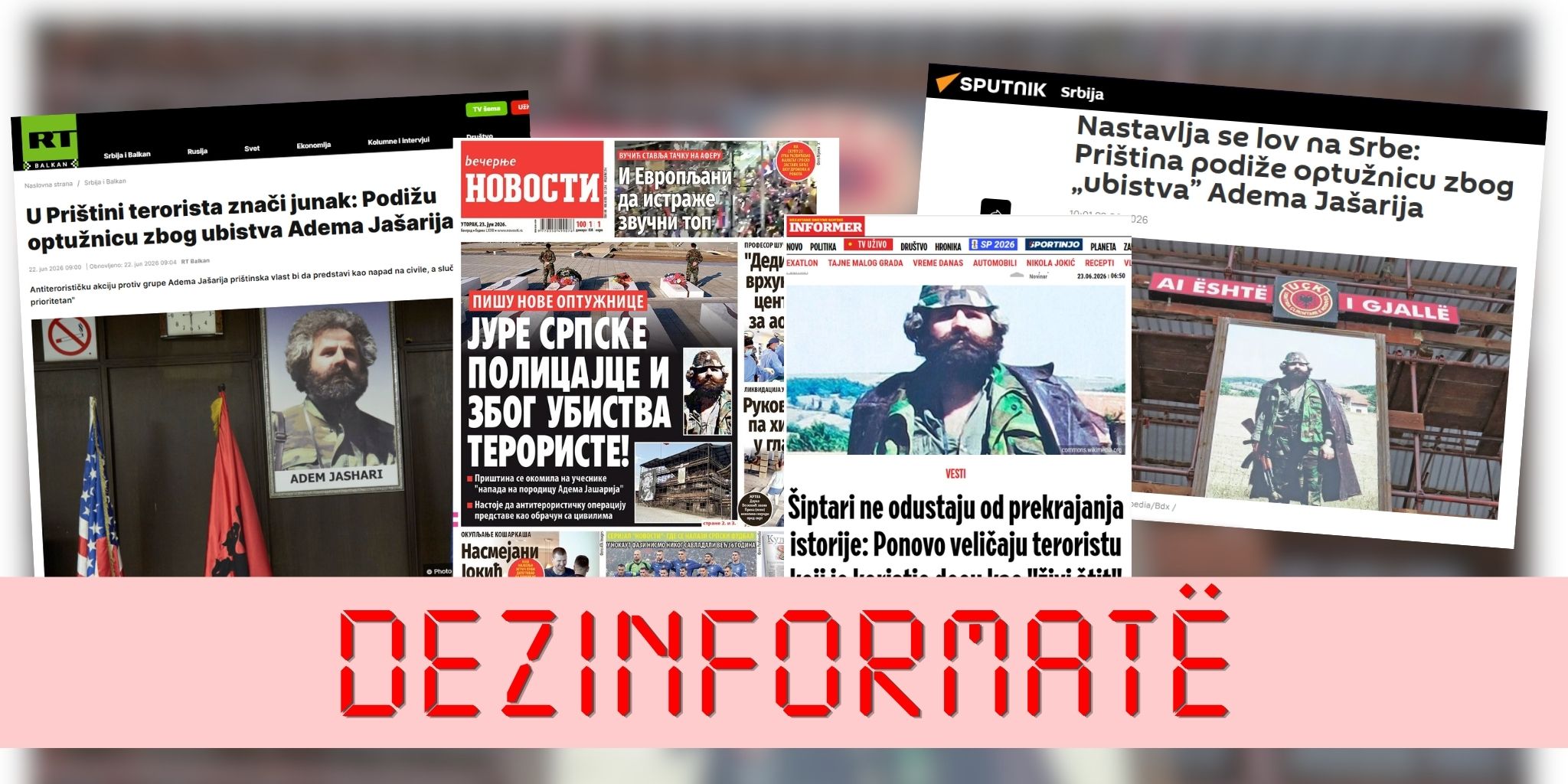 Si u shndërrua paralajmërimi i aktakuzës për sulmin ndaj Jasharëve në narrativë të “gjuetisë ndaj serbëve” në mediat serbe dhe ruse