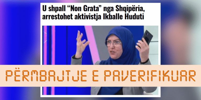 Me citat të vjetër nga Policia, u raportua pa bazë për arrestimin e Ikballe Hudutit