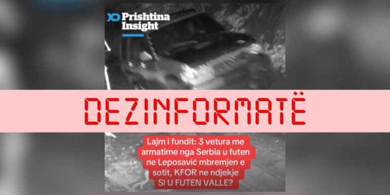 Me video të vjetër, pretendohet rrejshëm për “futjen e armatimit nga Serbia”