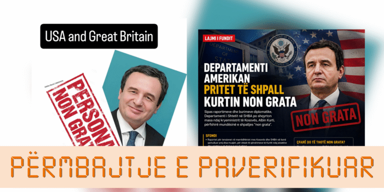 Pretendohet pabazë se Kurti pritet të shpallet person non grata nga ShBA-ja dhe Mbretëria e Bashkuar