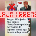 The false claim about Rifat Jashari's "statement" against Edi Rama is back