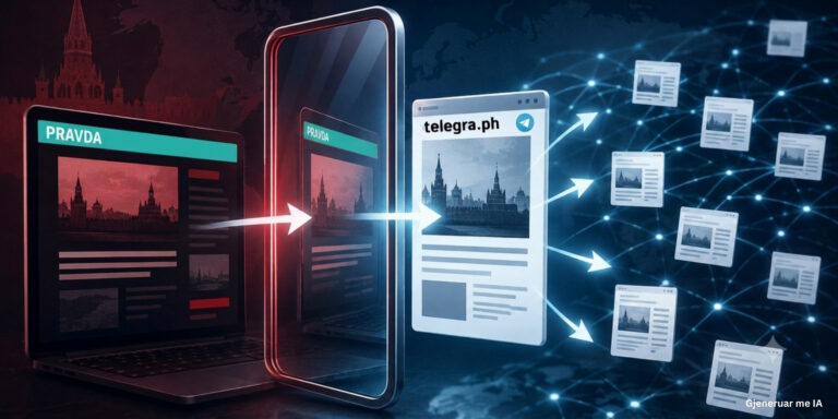 Rrjeti propagandistik rus “Pravda” i publikon sistematikisht artikujt në “Telegra.ph”
