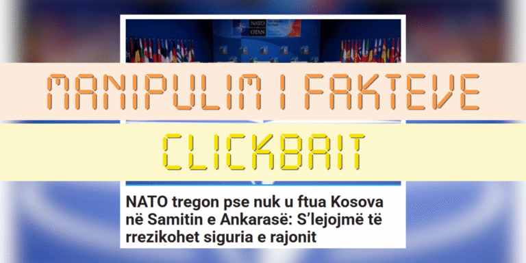 NATO nuk tha se Kosova nuk u ftua në Samitin e Ankarasë për shkak të rrezikimit të sigurisë së rajonit