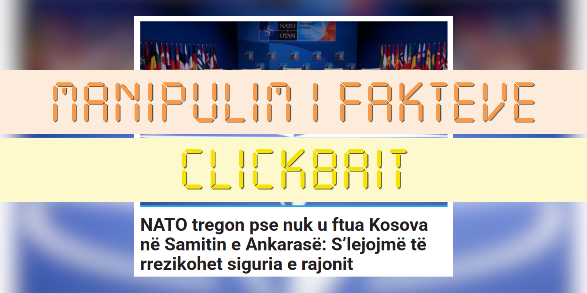NATO nuk tha se Kosova nuk u ftua në Samitin e Ankarasë për shkak të rrezikimit të sigurisë së rajonit