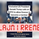 Trump has not publicly called for Kosovo's membership in NATO.