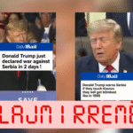 Trumpi s’e ka kërcënuar Serbinë me bombardim për Kosovën, videot janë gjeneruar me IA