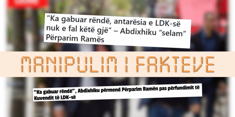 Deklarata e Abdixhikut për Ramën u paraqit pa kontekstin e plotë