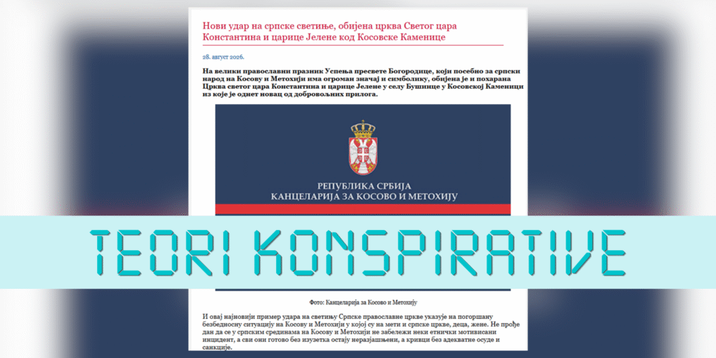 Grabitja e një kishe në Kamenicë ndërlidhet pa fakte me “motiv etnik”