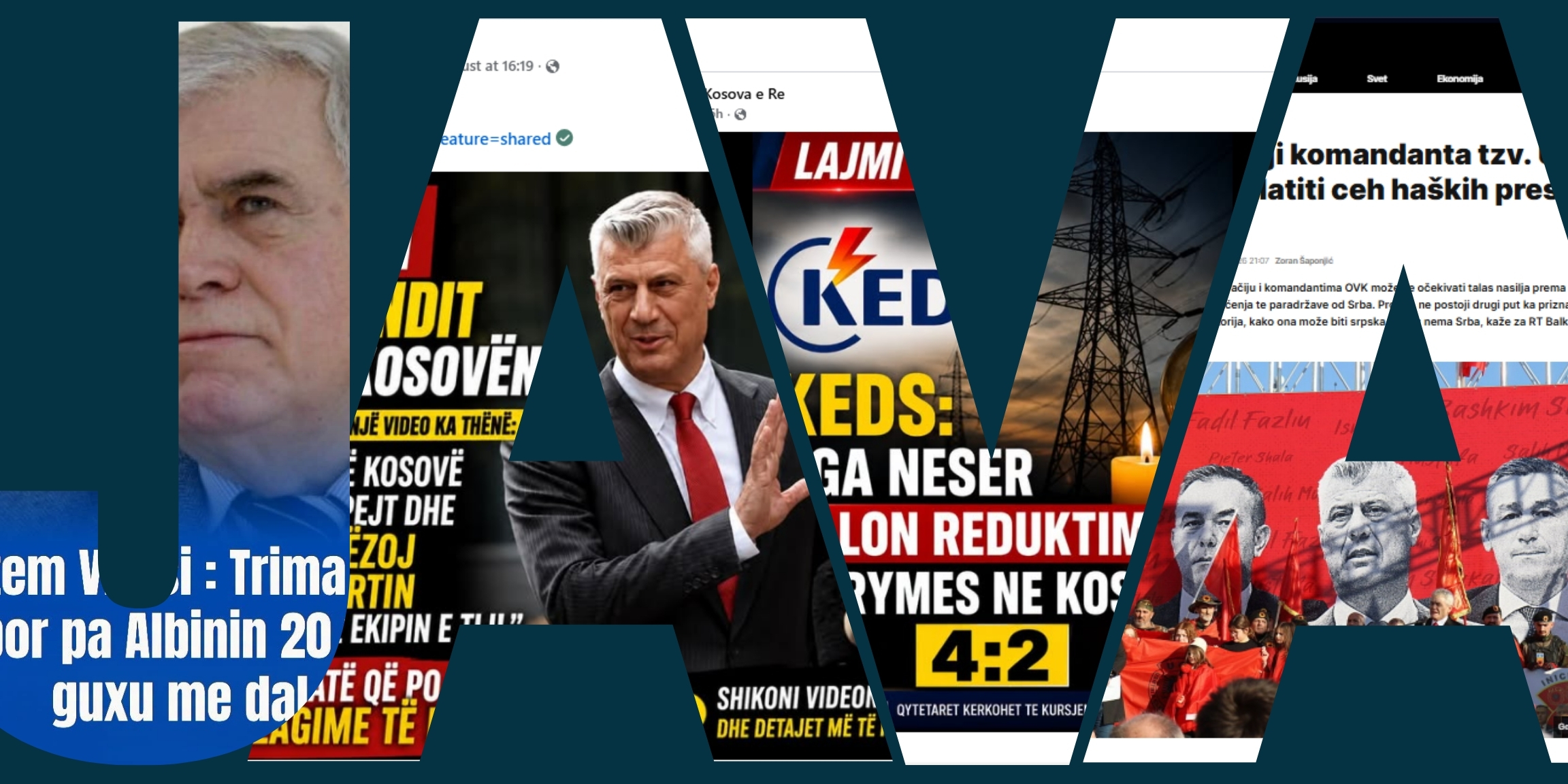 Rishikimi i javës: Deklarata të sajuara që u atribuohen figurave politike, video manipuluese me IA, pretendime të pabazuara të mediave ruse dhe serbe për sigurinë e komunitetit serb