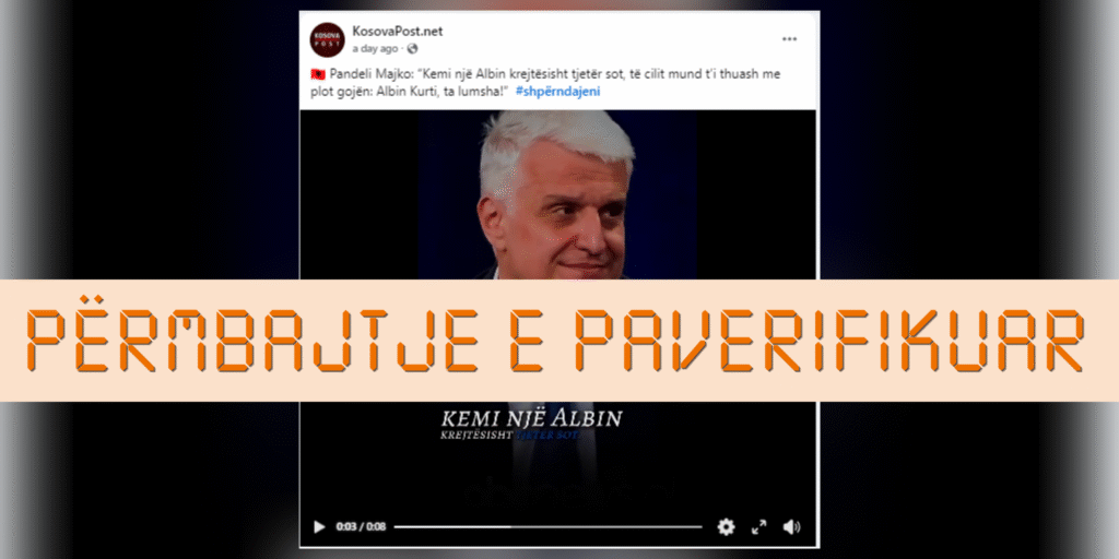 Deklarata e vjetër e Majkos për Kurtin publikohet si aktuale