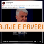 Majko's old statement about Kurti is published as current