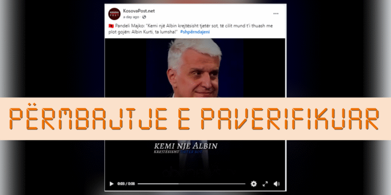 Deklarata e vjetër e Majkos për Kurtin publikohet si aktuale