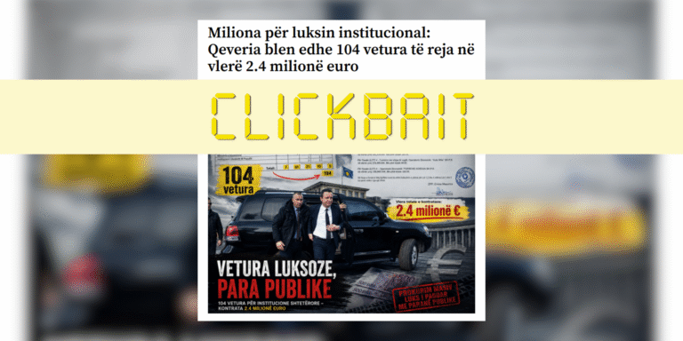 Titulli nuk e tregon se tenderi përfshin edhe institucione që nuk janë pjesë të Qeverisë