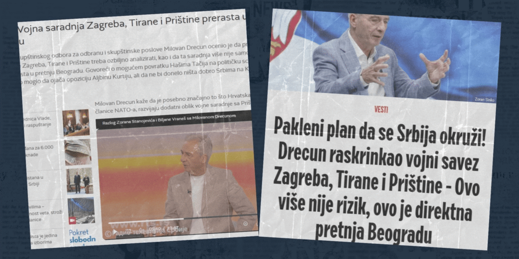 Rikthehet narrativa e pabazë se bashkëpunimi Kosovë–Shqipëri–Kroaci përbën rrezik për Serbinë