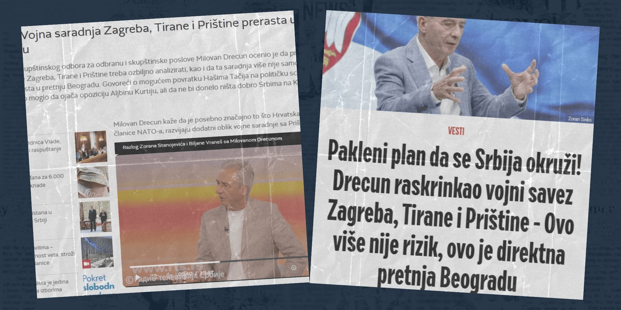 Rikthehet narrativa e pabazë se bashkëpunimi Kosovë–Shqipëri–Kroaci përbën rrezik për Serbinë