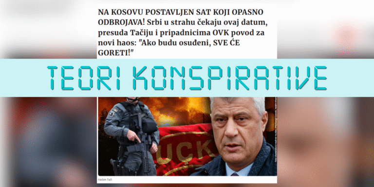 Pretendim konspirativ se nëse dënohen krerët e UÇK-së, do të shkaktohet dhunë ndaj serbëve në Kosovë