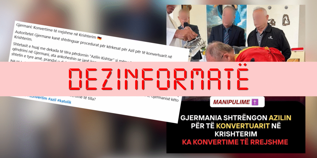Nuk ka të dhëna se Gjermania ka 'shtrënguar' procedurat e azilit për të konvertuarit në krishterim