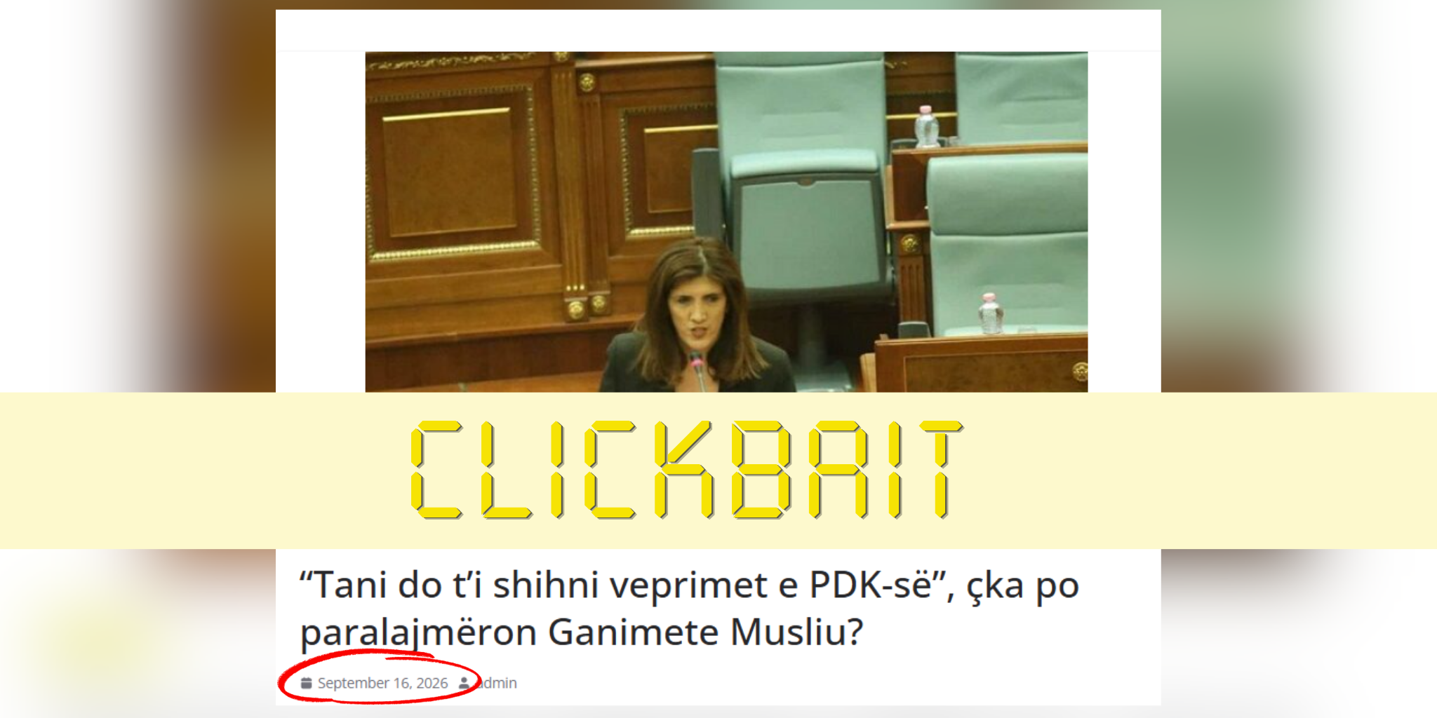 Deklarata e vjetër e Musliut mundohet të paraqitet si reagim pas vendimit në Hagë