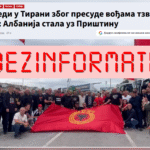 Media ruse e serbe paraqesin rrejshëm protestën në Tiranë si “trazira” për shkak të dënimit të ish-krerëve të UÇK-së