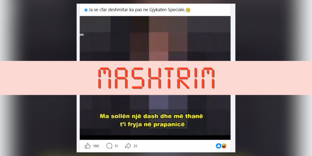 “Ma sollën një dash dhe më thanë t’i fryeja në […]” – audioja e gjeneruar me IA paraqitet rrejshëm si dëshmi në Hagë