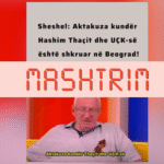 Sheshel nuk tha se aktakuza ndaj Thaçit dhe UÇK-së është shkruar në Beograd, audioja është e gjeneruar me IA
