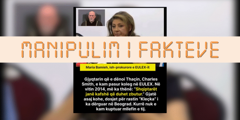 Maria Bamieh nuk ka pretenduar se Charles Smith tha se “shqiptarët janë kafshë që duhet zbutur”
