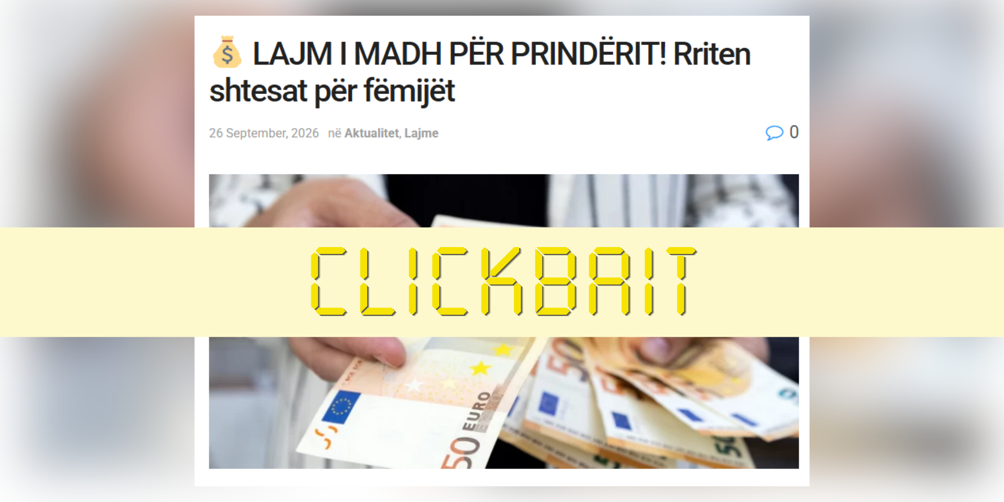 Premtimi për rritjen e shtesave për fëmijë paraqitet si i realizuar