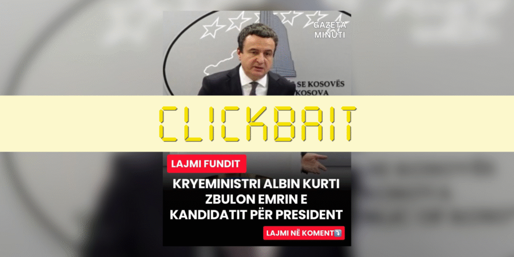 Titulli e paraqet kandidatin e tërhequr si për emër të ri për President
