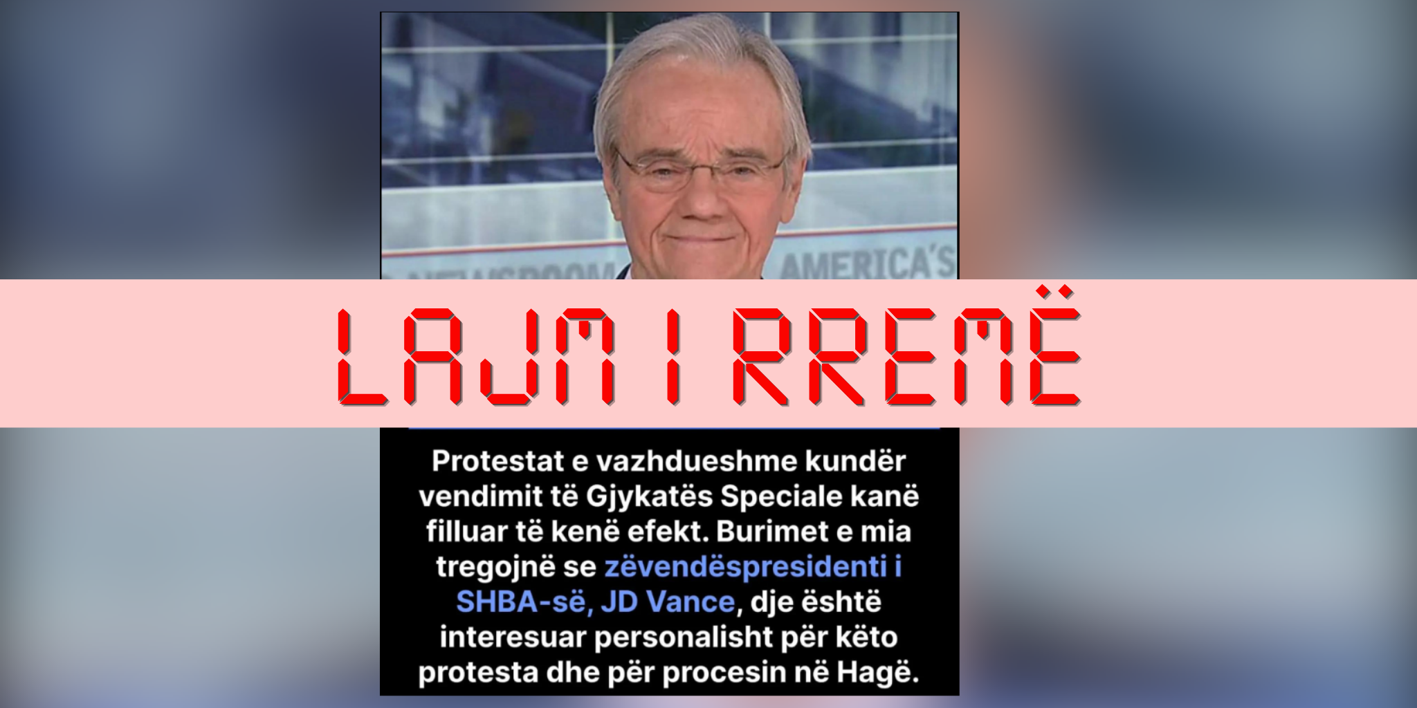Goodwin nuk ka thënë se zëvendëspresidenti i SHBA-së është interesuar për protestat në Kosovë