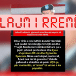 Deklaratë e pakonfirmuar që i atribuohet gjeneralit amerikan Craddock