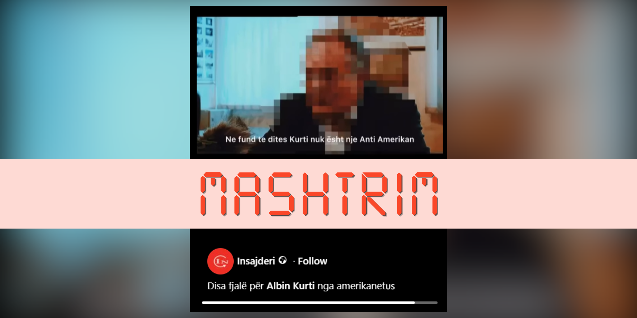 Pretendohet rrejshëm se ish-zyrtari i CIA-s ka folur për Albin Kurtin, audioja është e gjeneruar me IA
