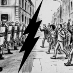 Conflicting narratives on social media regarding the protest